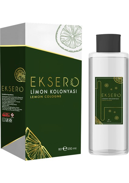 Limon Kolonyası (250 Ml) 80° Cam Şişe