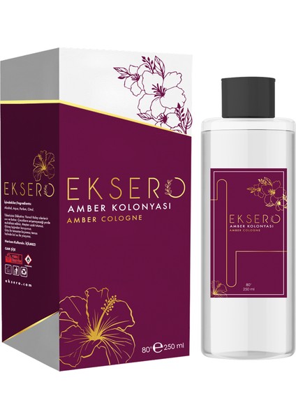 Eggden Eksero Amber Kolonyası (250 Ml) 80° Cam Şişe fiyatları