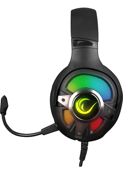 RM-K77 Vıpera Siyah USB 7.1 Version Rgb Ledli Gaming Oyuncu Mikrofonlu Kulaklık