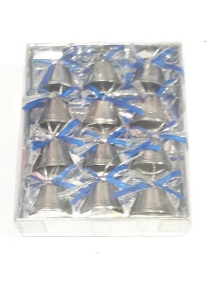 Funworld Yılbaşı Yeni Yıl Süsü Çam Ağacı Süs Metal Çan 12'li