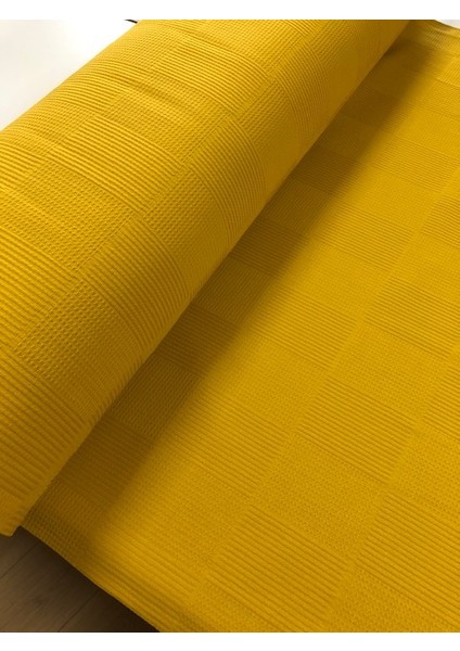 King Size Pike %100 Pamuk Renk Hardal