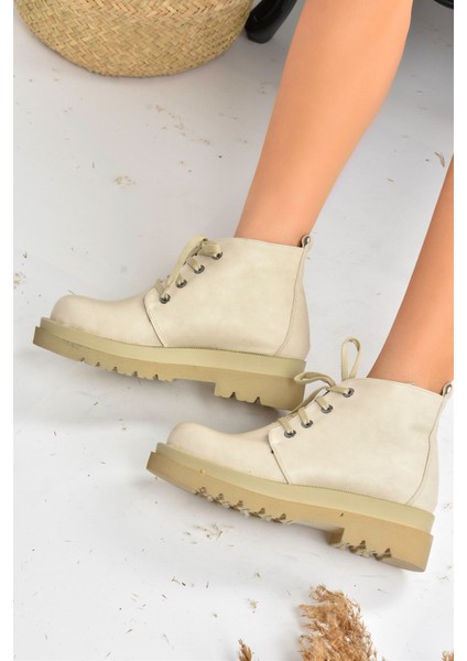 Bej Suni Deri Kadın Bot L996033809 modelleri