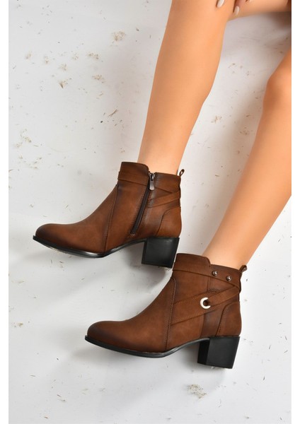 Taba Kalın Topuklu Kadın Bot L674155009 fırsatları