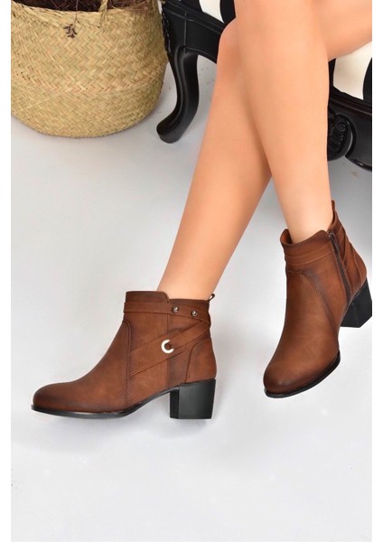 Taba Kalın Topuklu Kadın Bot L674155009 indirimleri