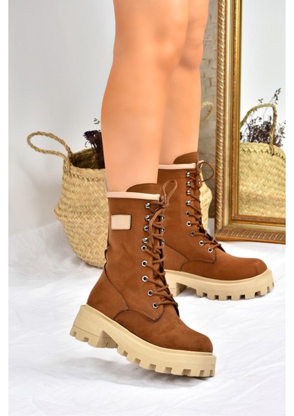 Taba Kalın Taban Bağcıklı Kadın Postal Bot L973916002 indirimleri