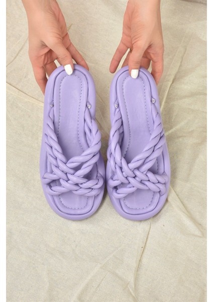 Lila Kadın Terlik K848220509 fiyatları