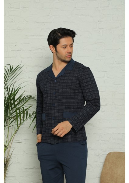 Erkek Uzun Kollu Penye Pijama Takımı