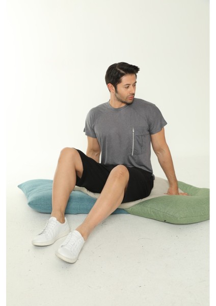 Erkek Şortlu Pijama Takımı