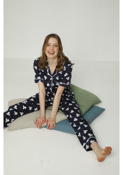 Koala Desenli Kısa Kollu Penye Pijama Takımı