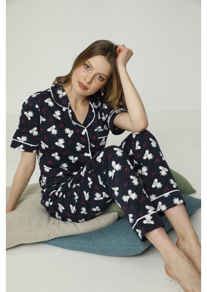 Koala Desenli Kısa Kollu Penye Pijama Takımı
