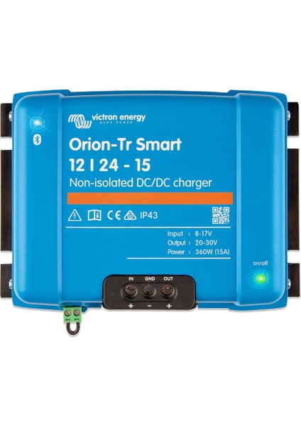 Orion-Tr Yalıtımsız Smart Konvertör 12V / 24V-15A(360W)