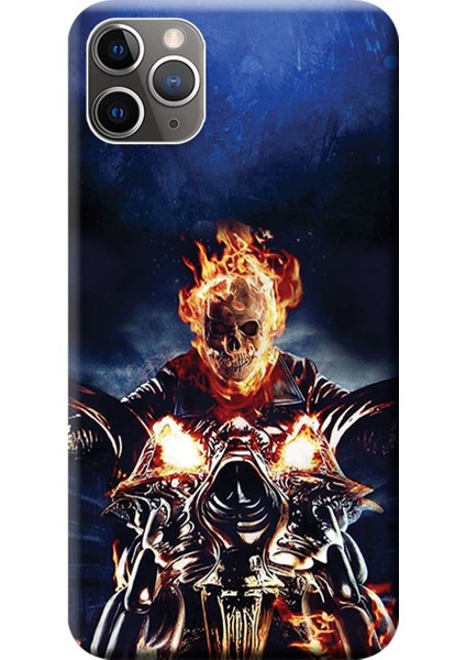 Apple iPhone 11 Pro Max Kılıf Hayalet Sürücü Baskılı Esnek TPU Silikon