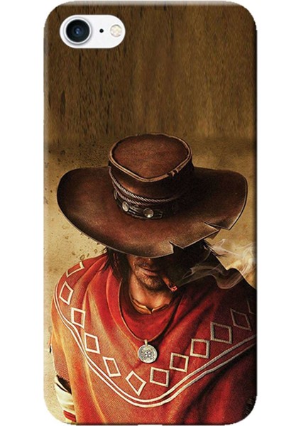 Apple iPhone 6/6S Kılıf Western Baskılı Esnek TPU Silikon