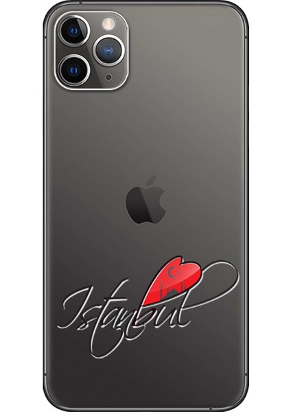 Apple iPhone 11 Pro Kılıf İstanbul Baskılı Esnek TPU Silikon