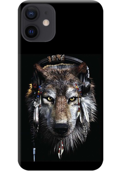 Apple iPhone 12 Mini Kılıf Animals Face Baskılı Esnek TPU Silikon