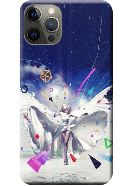 Apple iPhone 12 Pro Kılıf Bilgi Meleği Peri Masalı Baskılı Esnek TPU Silikon