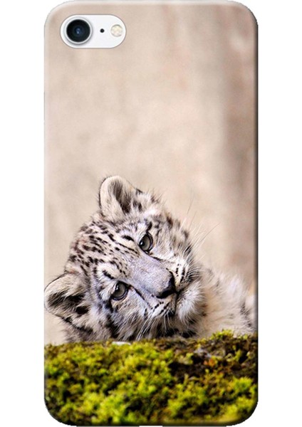 Apple iPhone 6/6S Kılıf Yavru Leopar Baskılı Esnek TPU Silikon