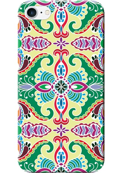 Apple iPhone 6 Plus Kılıf Dekoratif Geometrik Vektörel Baskılı Esnek TPU Silikon