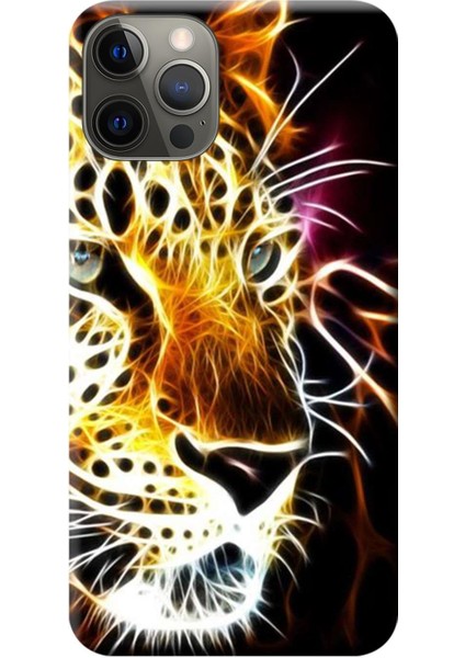 Apple iPhone 12 Pro Kılıf Leopar Baskılı Esnek TPU Silikon