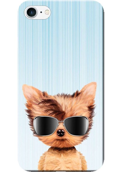 Apple iPhone 6 Plus Kılıf Kedi Cool Kedi Baskılı Esnek TPU Silikon