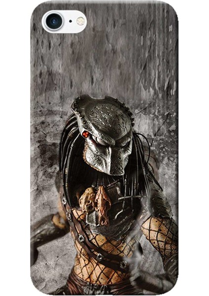 Apple iPhone 6 Plus Kılıf Predator Wolf Baskılı Esnek TPU Silikon