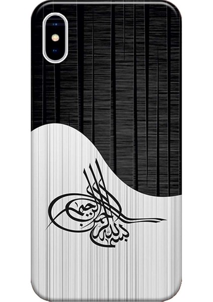 iPhone Xs Kılıf Tuğra Tasarım Baskılı Esnek Tpu SILIKON5628