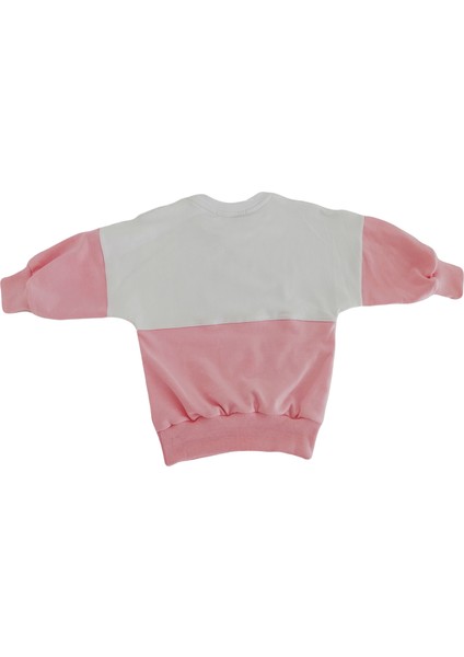 Angel Baskılı Kız-Erkek Çocuk Unisex Bisiklet Yaka Penye Sweatshirt.(1-6 Yaş) fiyatları