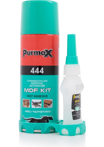 444 Mdf Kit Hızlı Yapıştıcı Set 200 ml