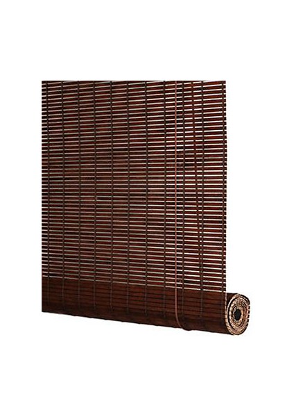 Bambu Stor Perde 120 x 180 cm Koyu Kahverengi