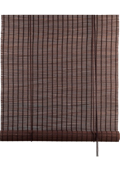 Bambu Stor Perde 120 x 180 cm Koyu Kahverengi