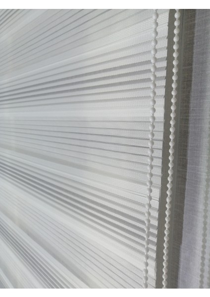 Gri Geçişli Dar Plise Yeni Sezon Zebra Stor Perde