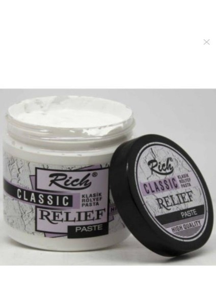 Klasik Rölyef Pasta Beyaz 350 Gram