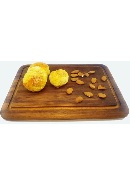 Iroko Masif Ahşap Servis Sunum Steak Kesme Tahtası 20 * 29 * 1,8 cm modelleri