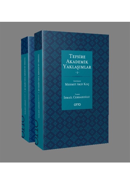 Tefsire Akademik Yaklaşımlar (2 Cilt Takım)