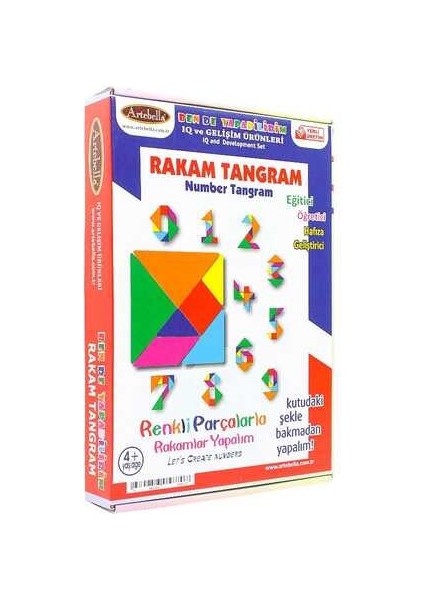 Rakam Tangram modelleri
