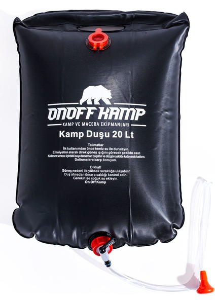 On Off Kamp Kamp Duşu 20 Lt Ayarlanabilir Vanalı