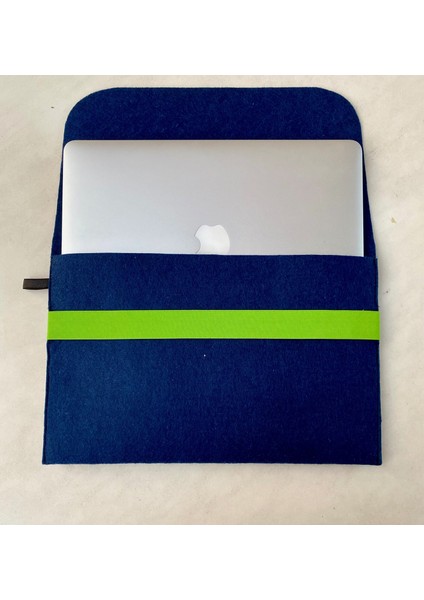 Handmade MacBook Pro Kılıf Çanta 16'' Için Lacivert indirimleri