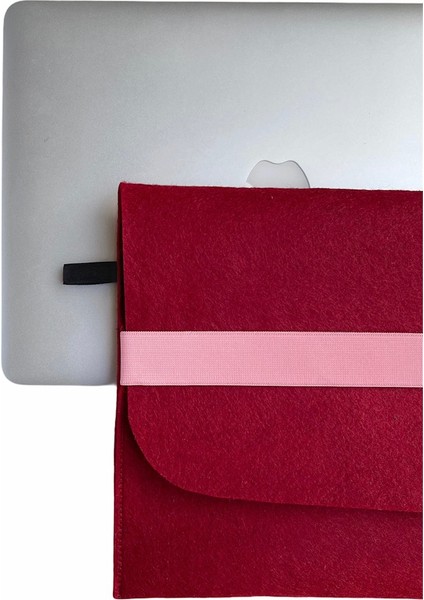 Handmade MacBook Pro Kılıf Çanta 16'' Için Bordo fiyatları
