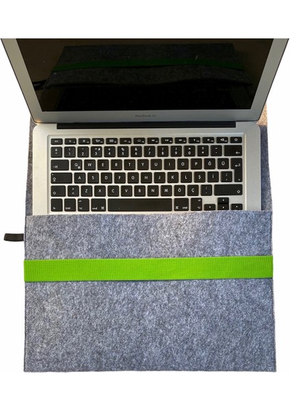 Handmade MacBook Pro Kılıf Çanta 16'' Için Gri