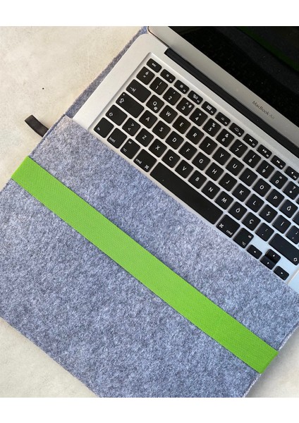 Handmade MacBook Pro Kılıf Çanta 16'' Için Gri