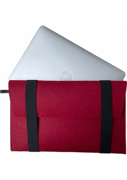 Handmade MacBook Pro Kılıf Çanta 16'' Için Bordo fiyatları