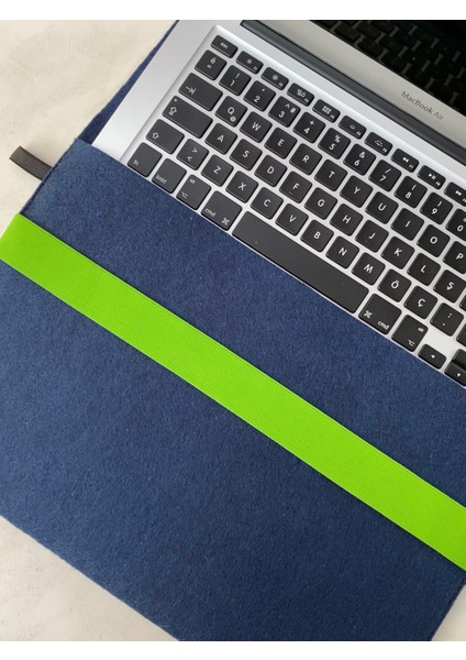 Handmade MacBook Pro Kılıf Çanta 15'' Için Lacivert