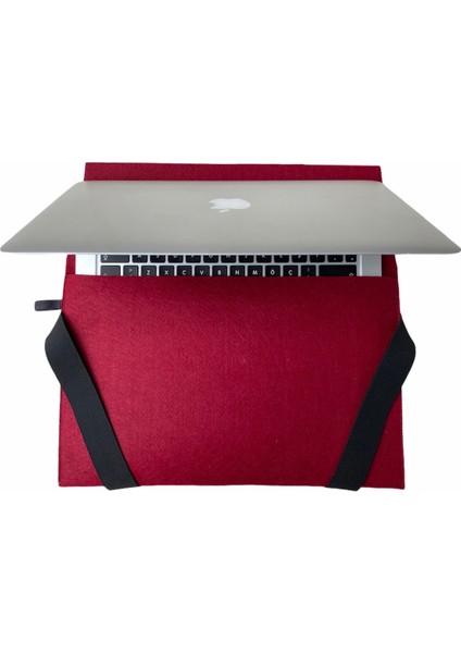 Handmade MacBook Pro Kılıf Çanta 15'' Için Bordo