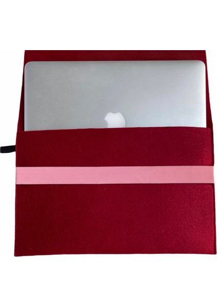 Handmade MacBook Pro Kılıf Çanta 15'' Için Bordo