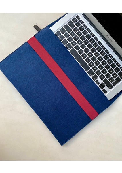 Handmade MacBook Pro Kılıf Çanta 15'' Için Lacivert