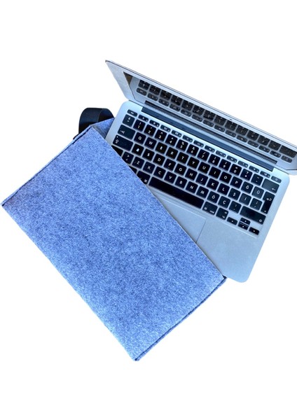 Handmade MacBook Pro Kılıf Çanta 13'' Için Gri