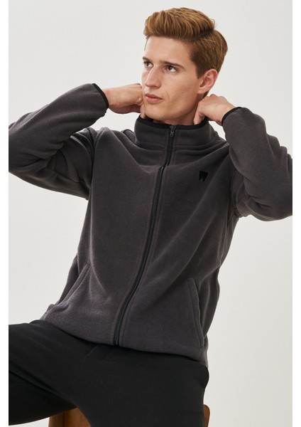 Erkek Regular Fit Bol Kesim Tam Fermuarlı Polar fırsatları