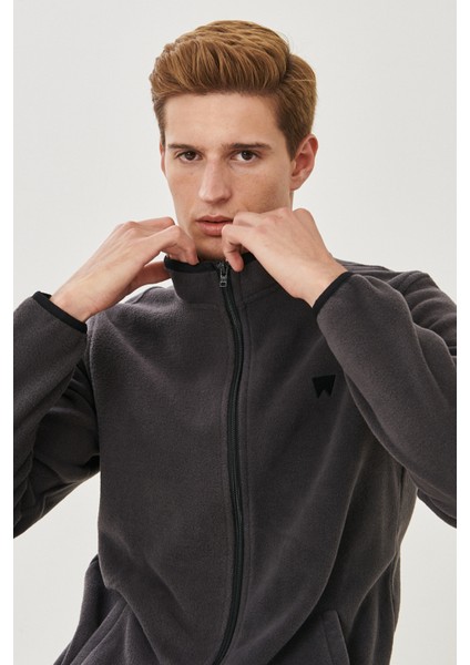 Erkek Regular Fit Bol Kesim Tam Fermuarlı Polar fiyatları