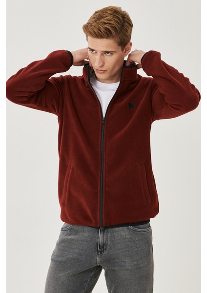 Erkek Regular Fit Bol Kesim Tam Fermuarlı Polar modelleri