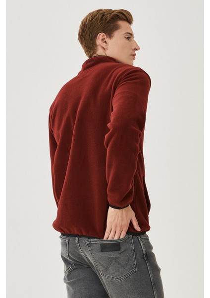 Erkek Regular Fit Bol Kesim Tam Fermuarlı Polar fırsatları